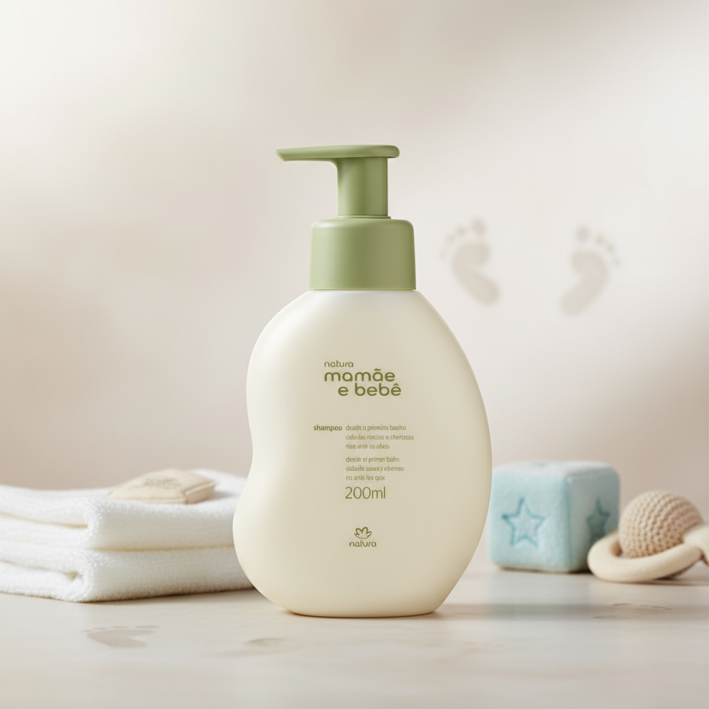 Shampoo Mamãe Bebê Natura - 200 ml