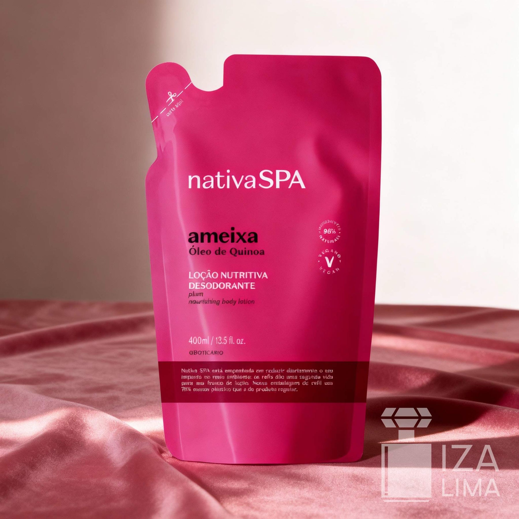 Refil Loção Hidratante Corporal Ameixa, 400ml