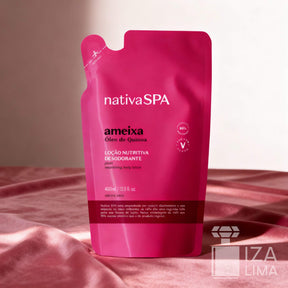 Refil Loção Hidratante Corporal Ameixa, 400ml