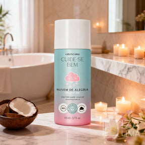 Cuide-se Bem Nuvem de Alegria Óleo Hidratante Corporal, 110ml