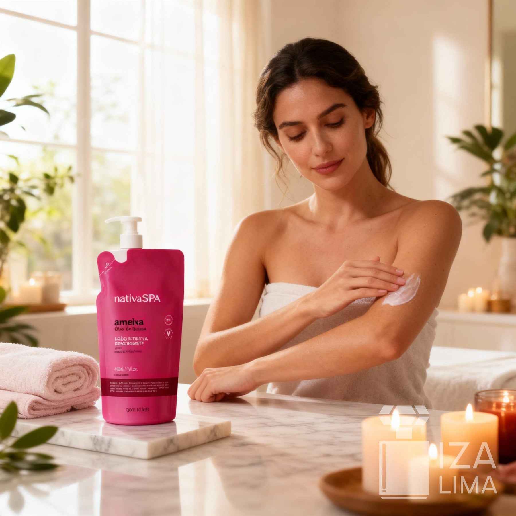 Refil Loção Hidratante Corporal Ameixa, 400ml