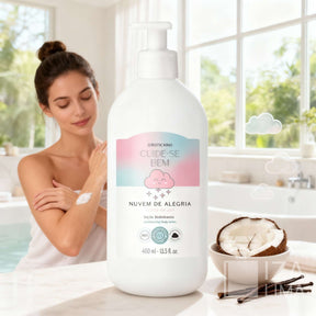 Cuide-se Bem Nuvem de Alegria Loção Hidratante Corporal, 400ml