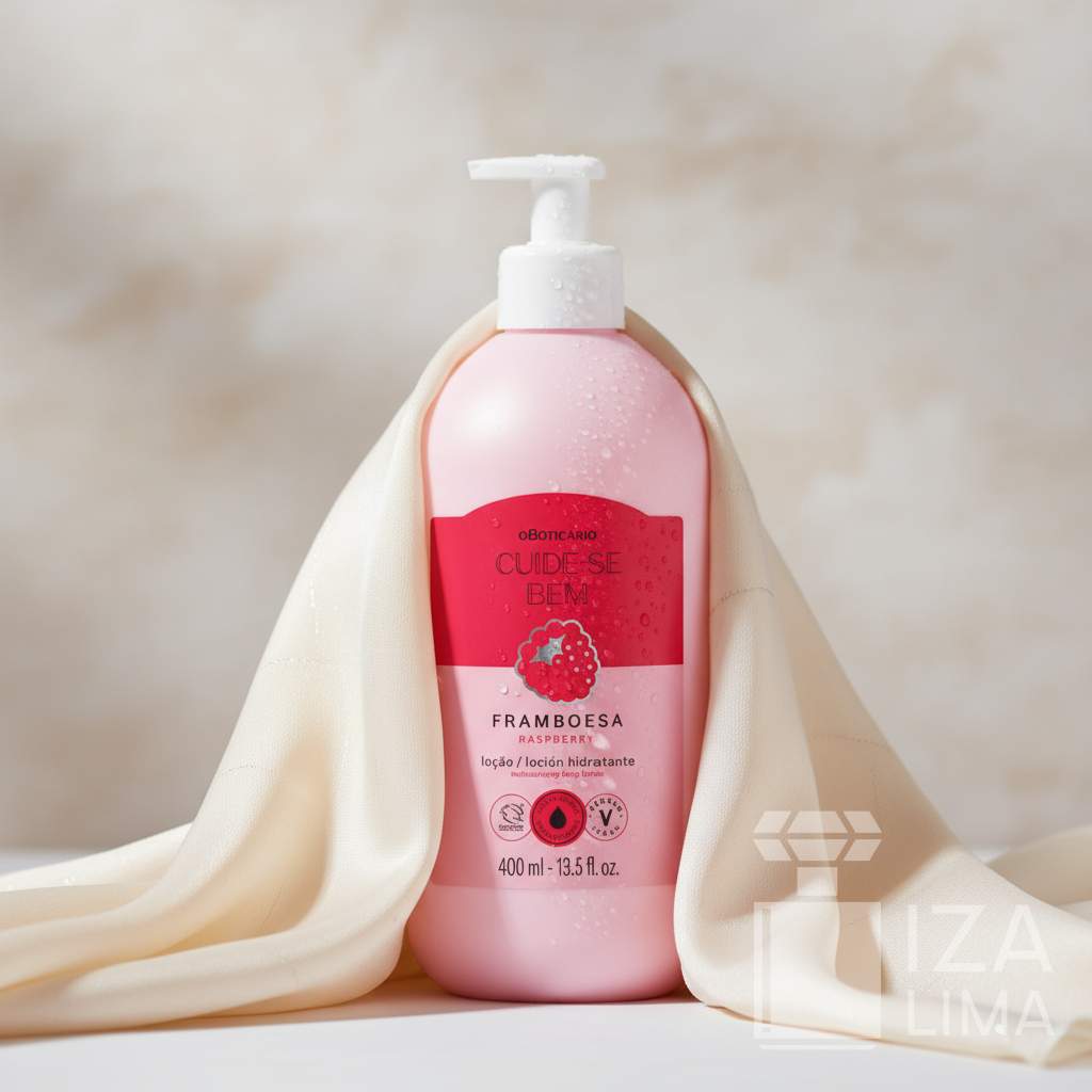 Loção Hydratante Corporal Cuide-se Bem Feira Framboesa 400ml