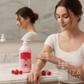 Loção Hydratante Corporal Cuide-se Bem Feira Framboesa 400ml