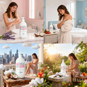 Cuide-se Bem Nuvem de Alegria Loção Hidratante Corporal, 400ml