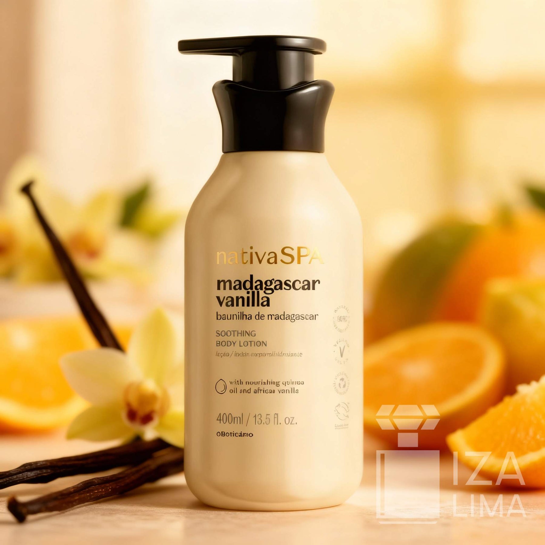 Loção Hidratante Nativa SPA Baunilha de Madagascar 400ml
