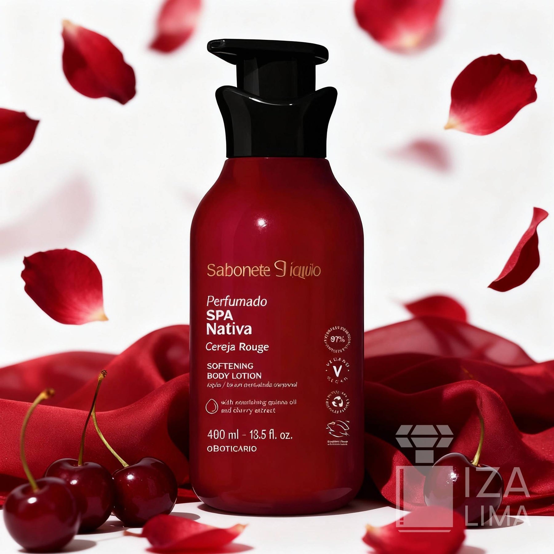 Gel Douche Parfumé Nativa SPA Cerise Rouge 250ml