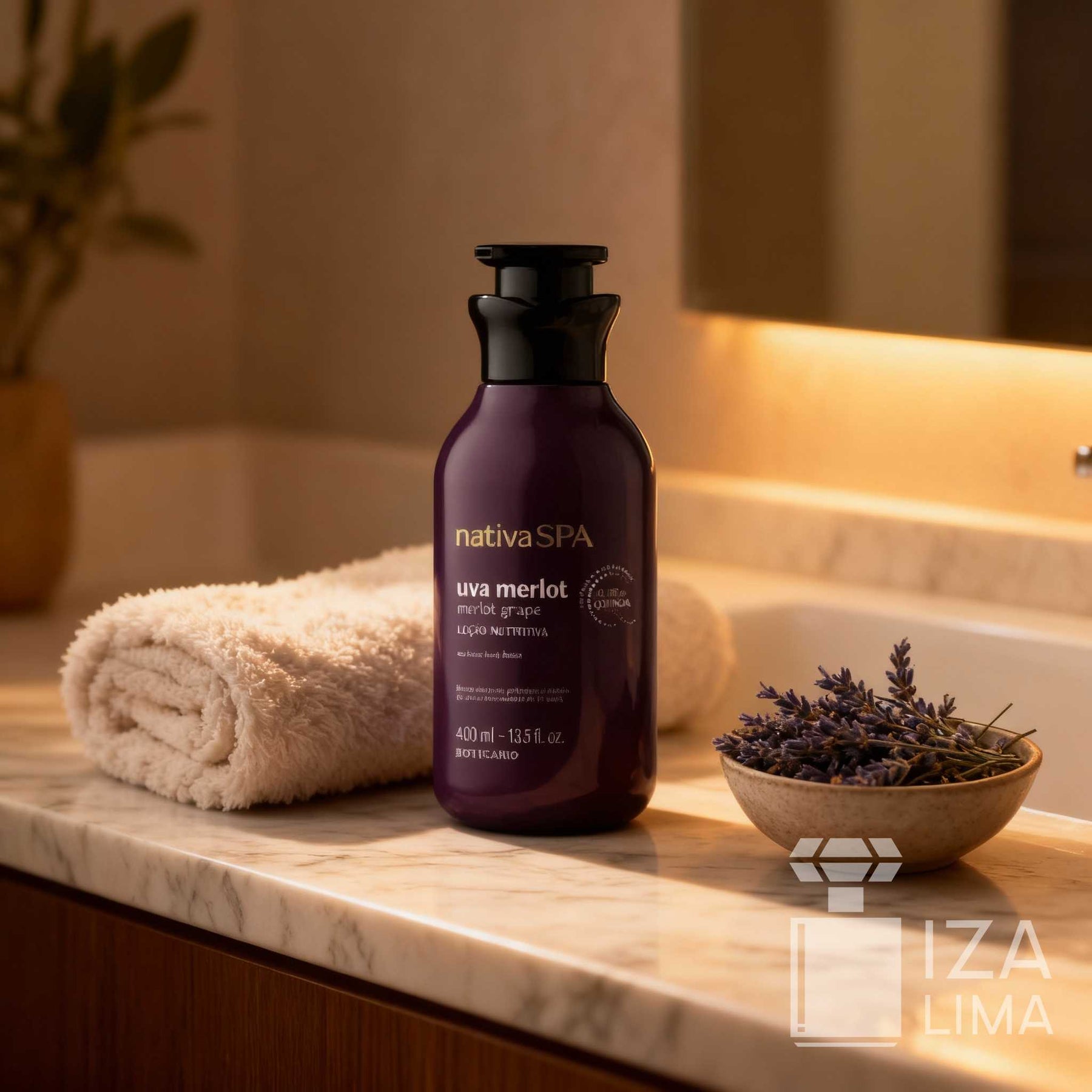 Loção Hidratante Corporal Nativa Spa Uva Merlot 400ml