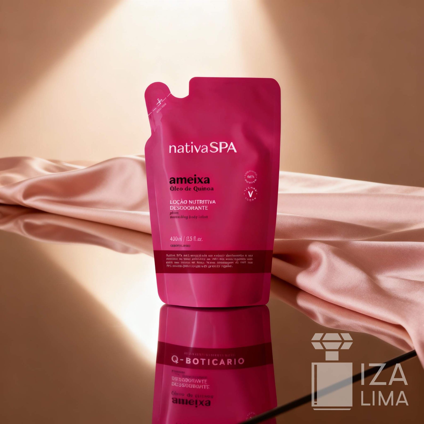 Refil Loção Hidratante Corporal Ameixa, 400ml