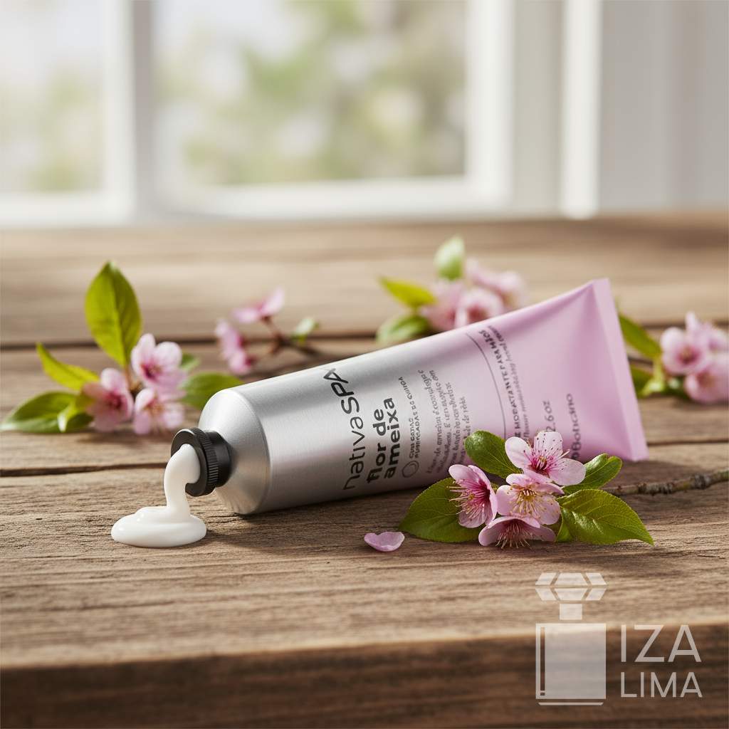 Flor de Ameixa Crème pour les Mains Nativa SPA 75g - Nativa SPA
