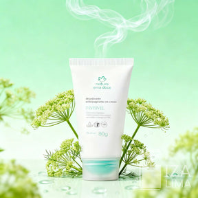Antitranspirante Natura Erva Doce em Creme Invisível 48h 80g