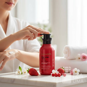 Loção Antioxidante Desodorante Corporal Nativa SPA Morango Ruby 400ml