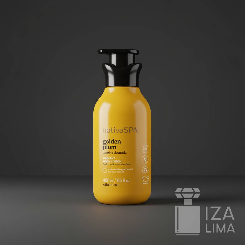 NativaSPA Golden Plum – Radiant Body Lotion 400ml