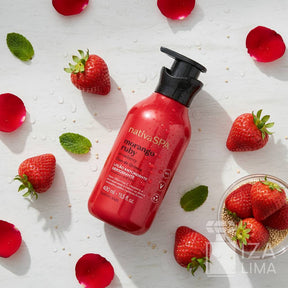 Loção Antioxidante Desodorante Corporal Nativa SPA Morango Ruby 400ml