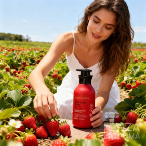 Loção Antioxidante Desodorante Corporal Nativa SPA Morango Ruby 400ml