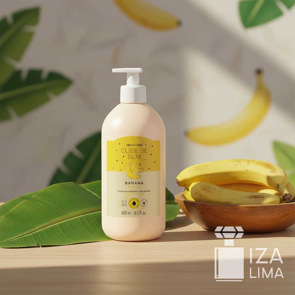 Loção Desodorante Hidratante Cuide-se Bem Feira Banana 400ml