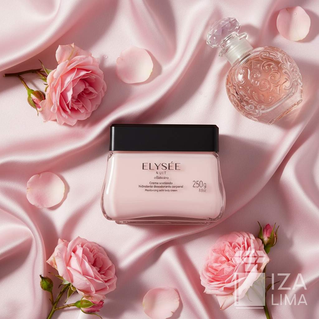 Elysée Nuit Creme Acetinado Hidratante Corporal 250g