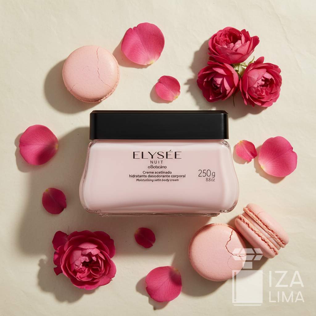 Elysée Nuit Creme Acetinado Hidratante Corporal 250g