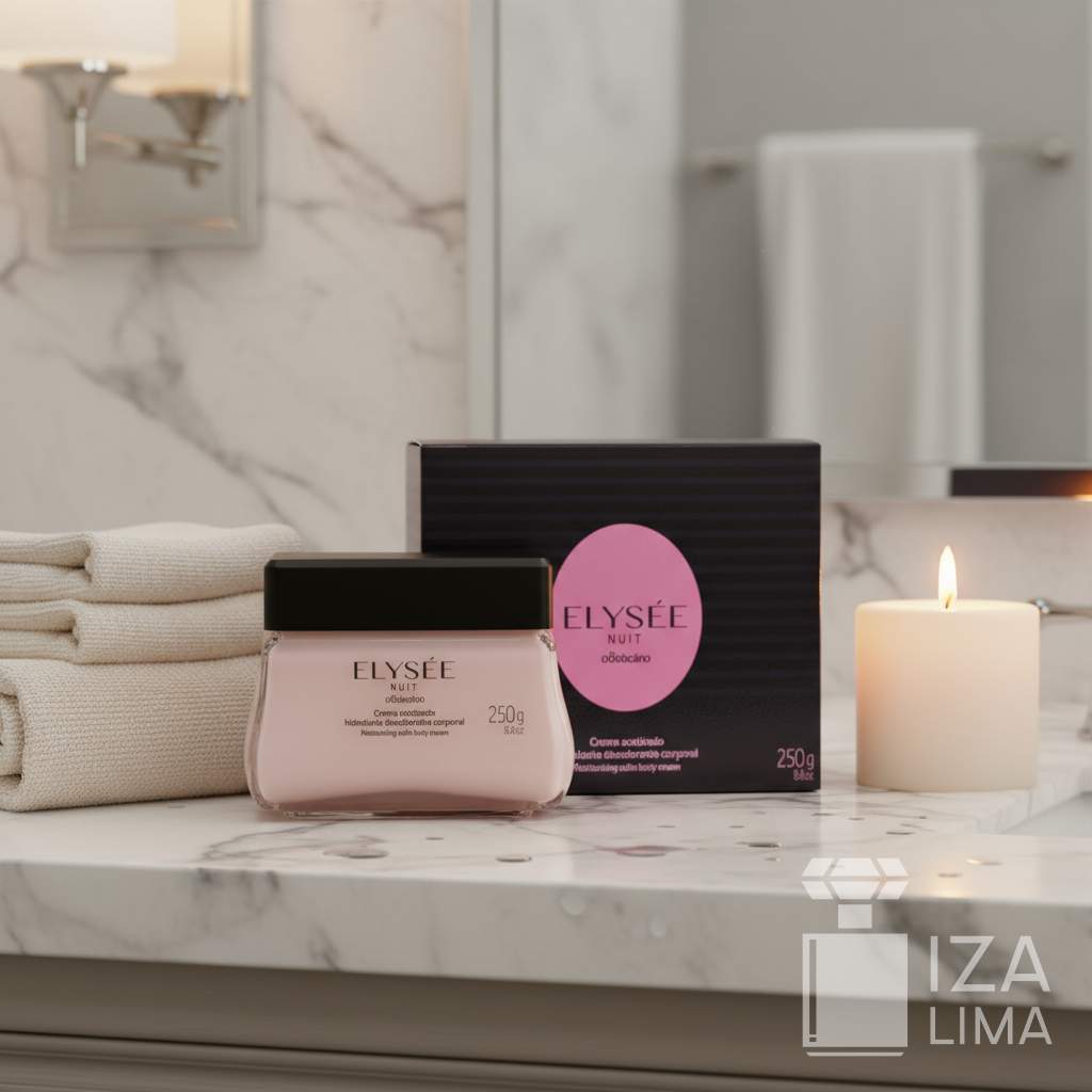Elysée Nuit Creme Acetinado Hidratante Corporal 250g