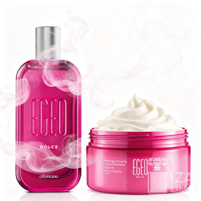 Kit Egeo Dolce Oboticario - Egeo Dolce Eau de Toilette 90ml + Egeo Mousse Hidratante Corporal Dolce Merengue 250g