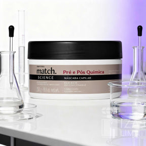 Máscara Capilar Match Science Pré e Pós-Química 250 g