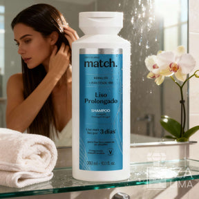 Shampoo Match Liso Prolongado 300ml