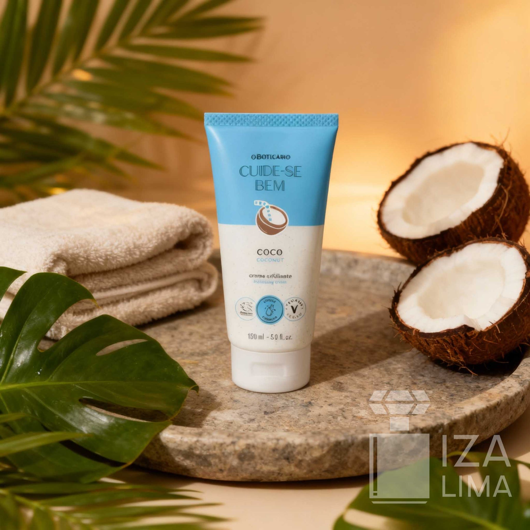 Cuide-se Bem Feira Coco – Crème Exfoliant Corps 150 ml