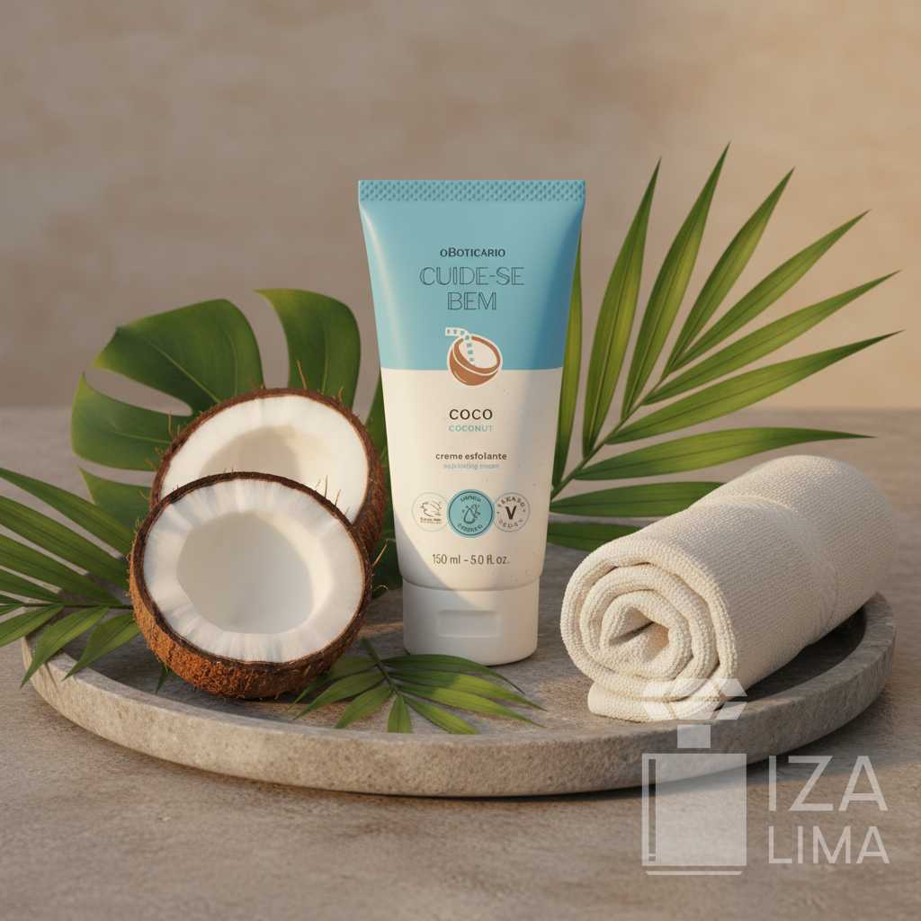 Cuide-se Bem Feira Coco – Crème Exfoliant Corps 150 ml