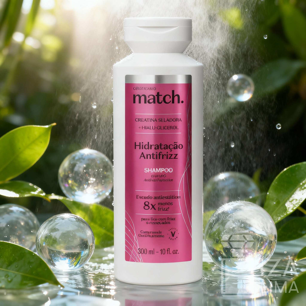 Shampoo Match Hidratação Antifrizz 300 ml