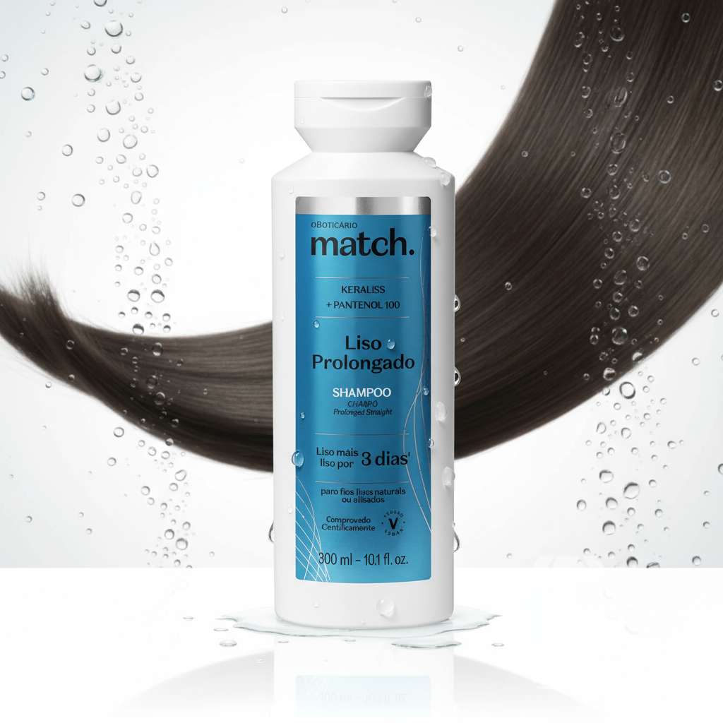 Shampoo Match Liso Prolongado 300ml