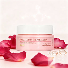 Crème Hydratante Firmante « Poliglutâmico + Rosa Mosqueta » – 50 g