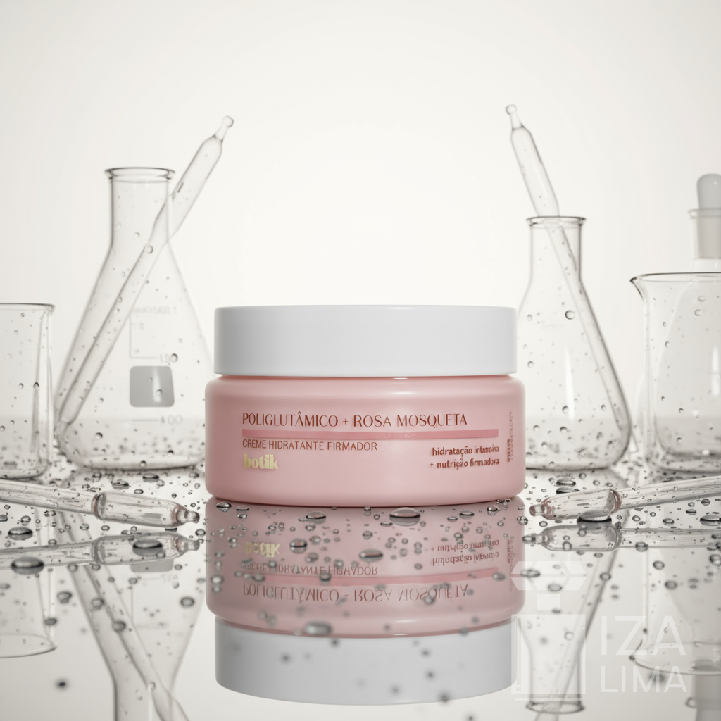 Crème Hydratante Firmante « Poliglutâmico + Rosa Mosqueta » – 50 g