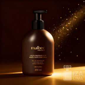 Malbec Pure Gold – Loção Hidratante Desodorante Corporal 200 ml