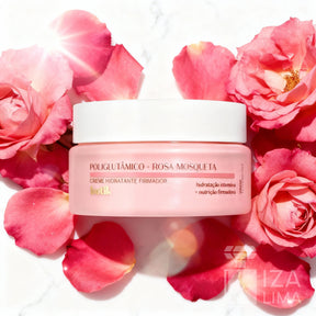 Crème Hydratante Firmante « Poliglutâmico + Rosa Mosqueta » – 50 g